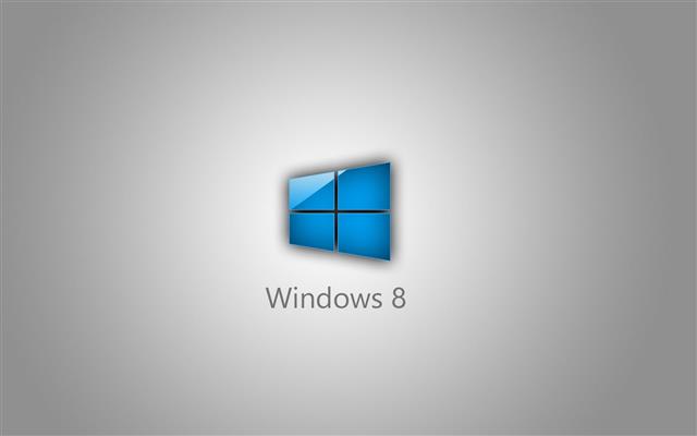 white and blue wall decor, Windows 8, Microsoft Windows, simple, HD wallpaper