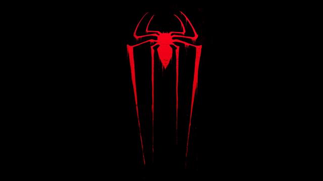 Marvel Spider-Man logo, dark, red, amazing spider-man, the amazing spider-man, HD wallpaper