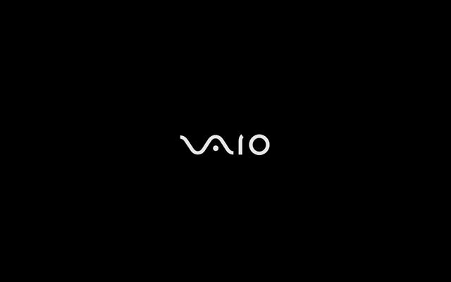 Simple Sony Vaio, background, dark vaio, HD wallpaper