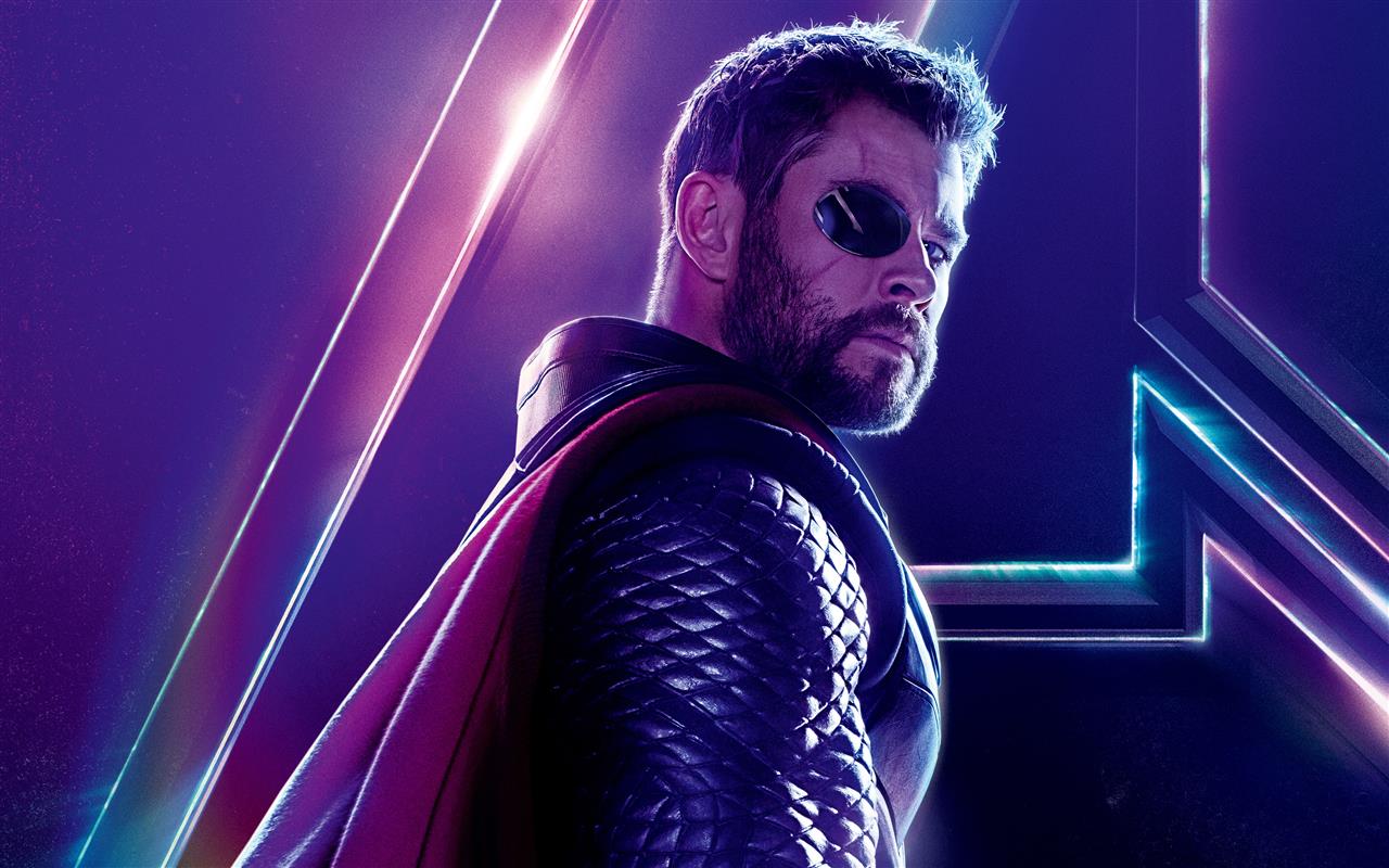 Thor in Avengers Infinity War Chris Hemsworth 4K 8K, one person, HD wallpaper