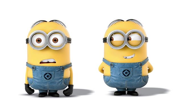 Despicable Me, Despicable Me 2, Minions, yellow, cut out, multi colored, HD wallpaper