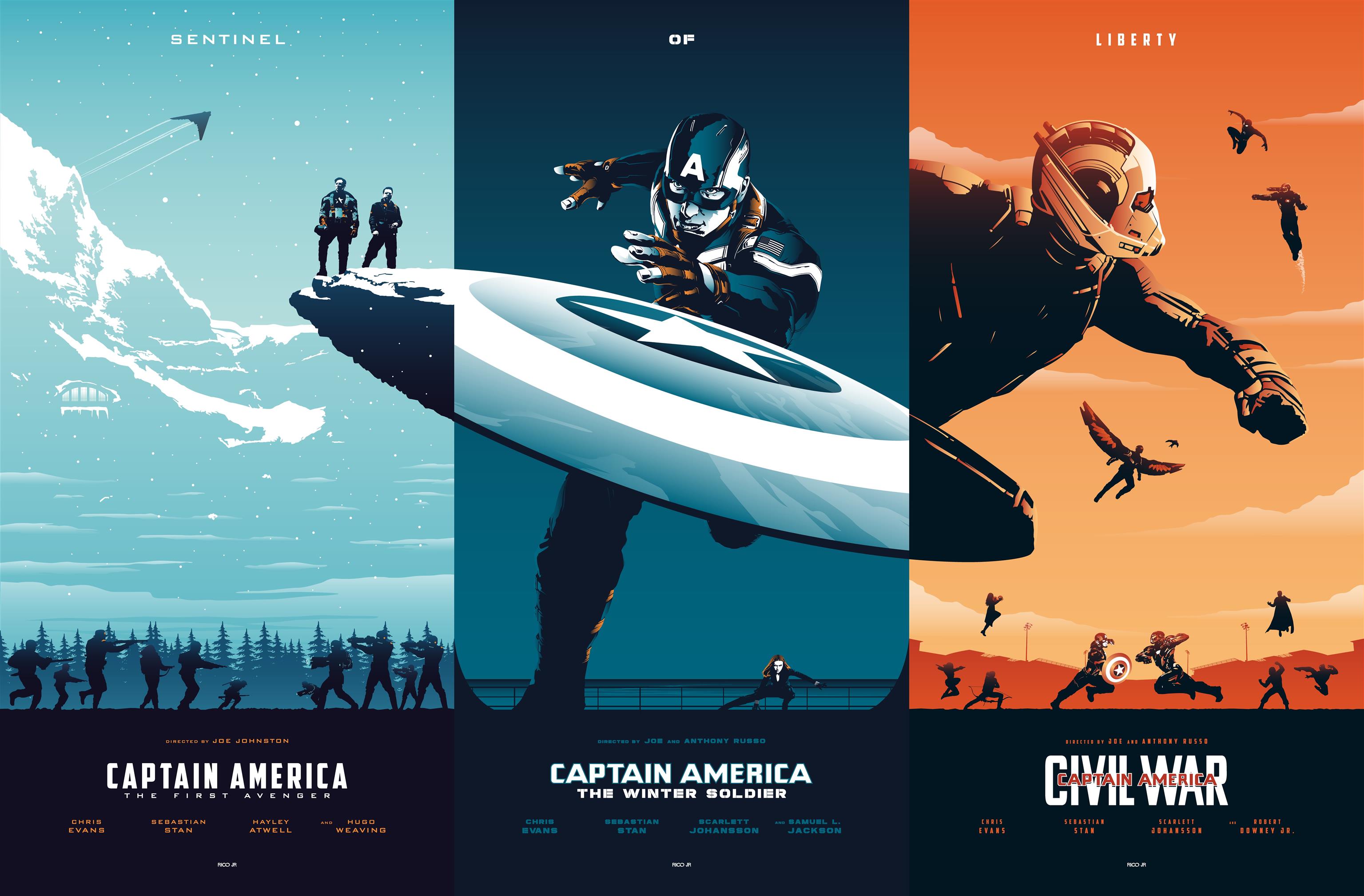 Captain America, Captain America: Civil War, Captain America: The First Avenger, HD wallpaper