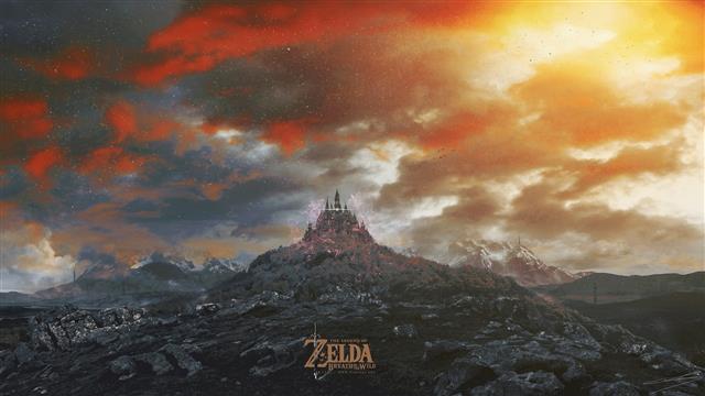 castle, The Legend of Zelda: Breath of the Wild, video games, HD wallpaper