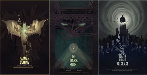 Batman digital wallpaper, three Batman movie series poster, Batman Begins, HD wallpaper