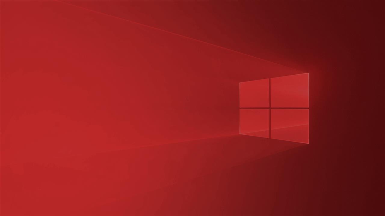 Windows 10, computer, Software, red, Windows 10 Anniversary, HD wallpaper