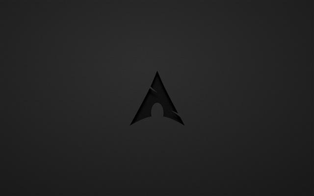 dark gray, Linux, Archlinux, minimalism, Arch Linux, HD wallpaper