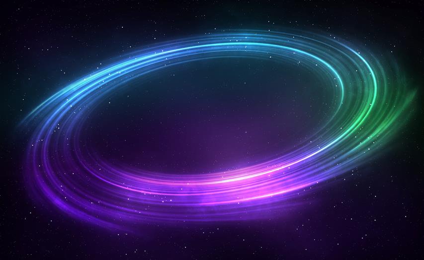 Colorful Space Vortex Background, purple and green galaxy, star - space, HD wallpaper