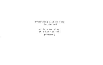 everything will be okay text overlay, quote, misattributed quotes, HD wallpaper