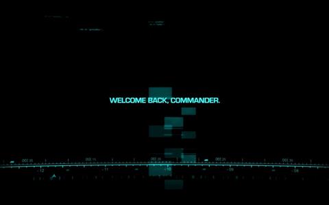welcome back, commander text overlay with black background, Technology, HD wallpaper