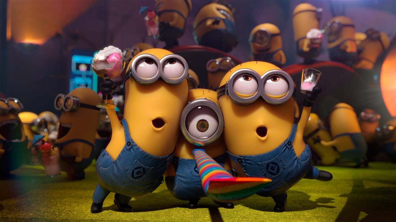 Despicable Me Minions digital wallpaper, cartoon, Best Animation Movies of 2015, HD wallpaper