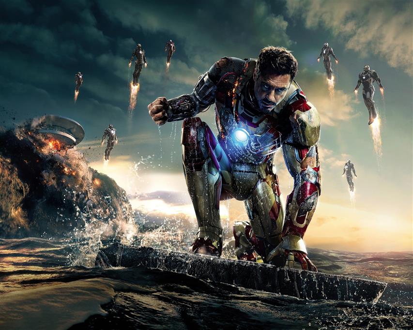 Robert Downey, Jr. as Tony Starks, Iron Man, Marvel Cinematic Universe, HD wallpaper