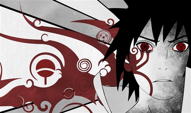 Uchiha Sasuke, Eternal Mangekyou Sharingan, Naruto Shippuuden, HD wallpaper