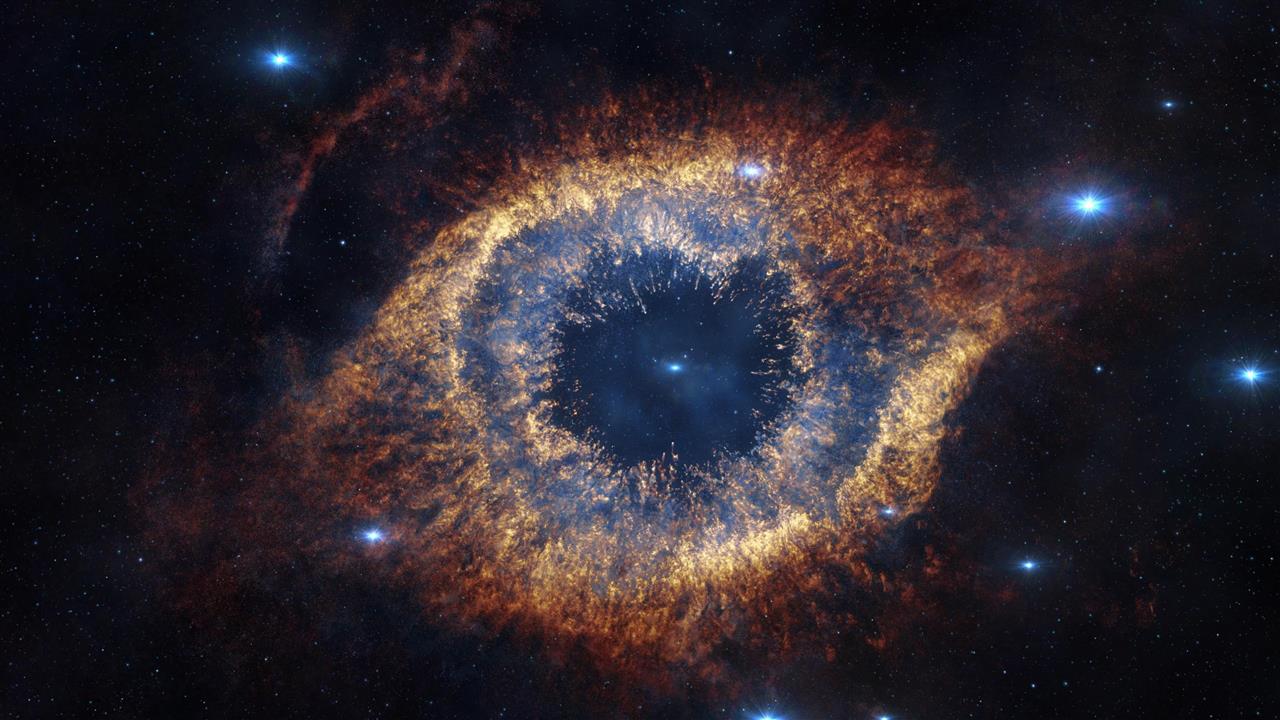 helix nebula, galaxy, eye of god, universe, astronomical object, HD wallpaper