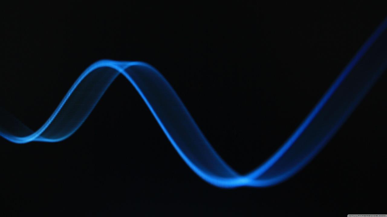 blue wave wallpaper, abstract, digital art, Sine Wave, no people, HD wallpaper