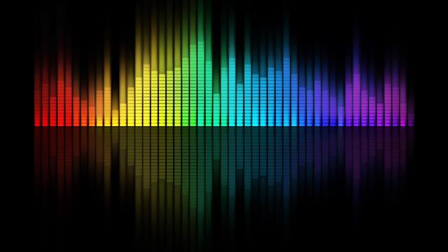 background, Bar, black, Equalizer, graph, multicolor, music, HD wallpaper