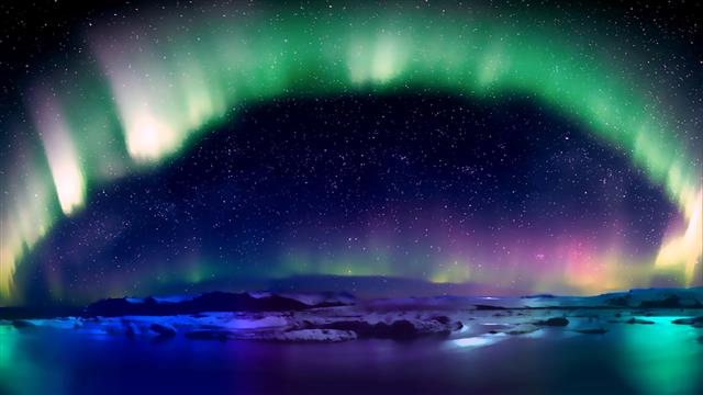 1920x1080 px aurora Aurora borealis Cold lake nature stars Entertainment Music HD Art, HD wallpaper