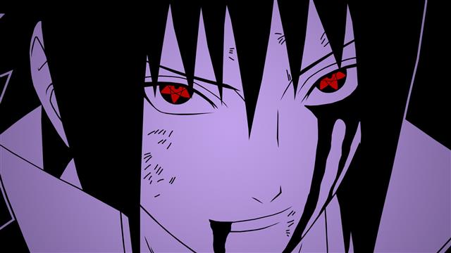 Anime, Naruto, Mangekyo Sharingan, Sasuke Uchiha, Sharingan (Naruto), HD wallpaper