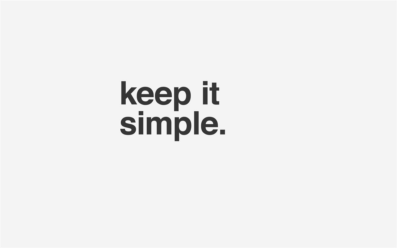 minimal, keep, it, simple, stupid, white, quote, text, communication, HD wallpaper