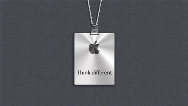 Apple logo, mac, Steve Jobs, studio shot, indoors, hanging, communication, HD wallpaper
