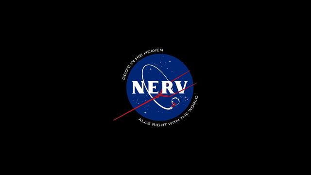 Neon Genesis Evangelion, Nerv, logo, fictional logo, simple background, HD wallpaper