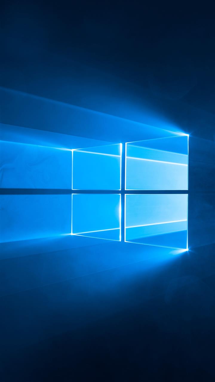 Microsoft Windows logo, Windows 10, operating system, portrait display, HD wallpaper