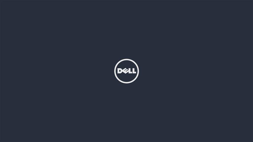 logo, brands, Dell, minimalism, HD wallpaper