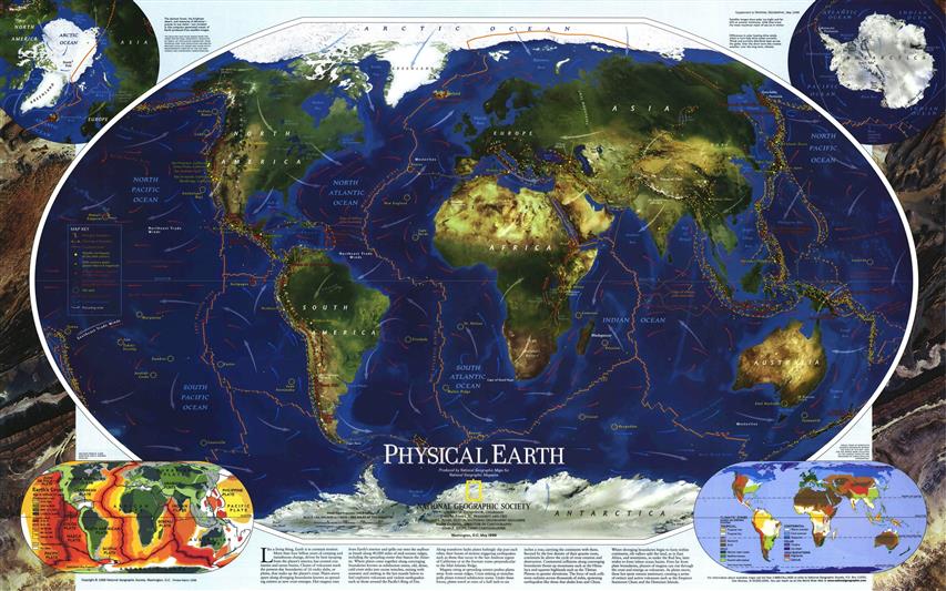 World Map wall decoration, Earth, geography, no people, nature, HD wallpaper