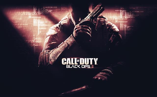Call of Duty Black Ops II poster, gun, knife, CoD, Activision, HD wallpaper