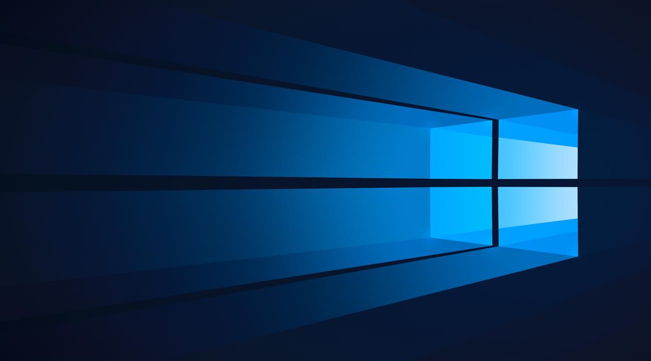 Flat Windows 10, Microsoft digital wallpaper, Blue, reflection, HD wallpaper