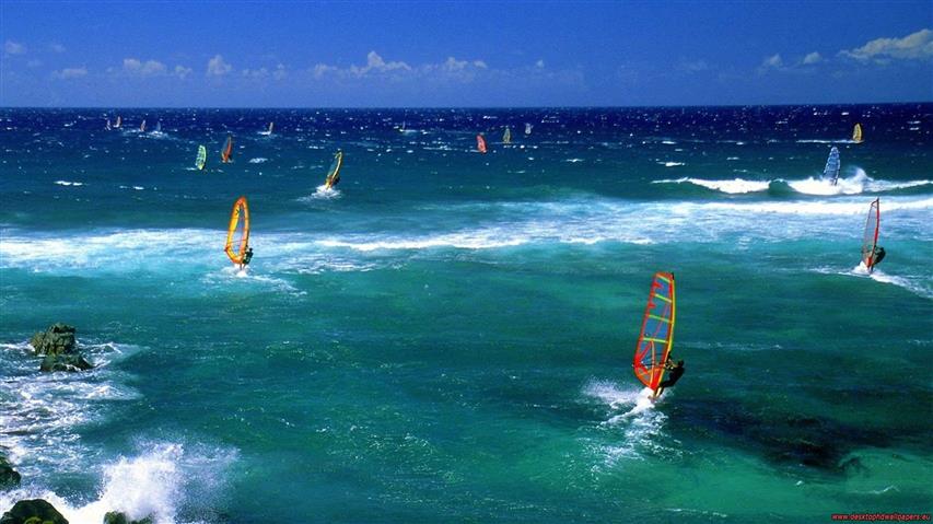 2560x1440 px water windsurfing Anime Akira HD Art, HD wallpaper