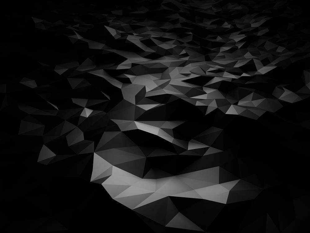 untitled, abstract, 3D, black, dark, polygon art, pattern, no people, HD wallpaper