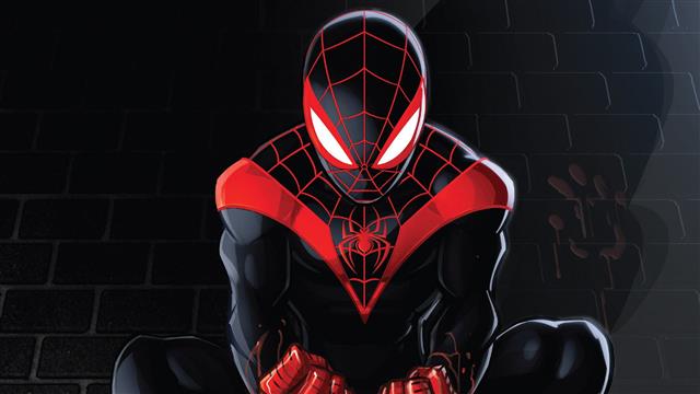 Red, Black, Costume, Hero, Mask, Comic, Superhero, Marvel, Spider-man, HD wallpaper