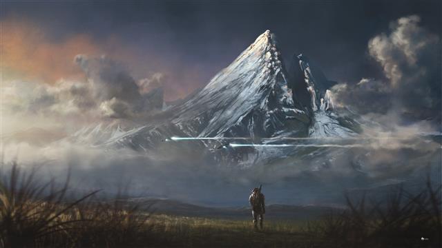 Halo, Halo: Reach, Landscape, Master Chief, Mountain, Sci Fi, HD wallpaper