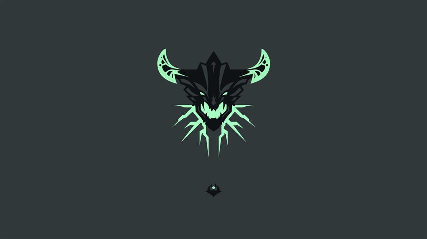 black and green character head illustration, Dota 2, Outworld devourer, HD wallpaper