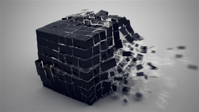black cube wallpaper, render, abstract, simple background, motion blur, HD wallpaper