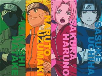 Naruto, Sasuke, Sakura, and Kakashi wallpaper, Naruto Shippuuden, HD wallpaper