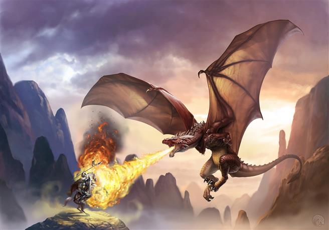 1969x1378 px digital art dragon fantasy Art fire Flying horse knight rock spear wings Video Games Kingdom Hearts HD Art, HD wallpaper