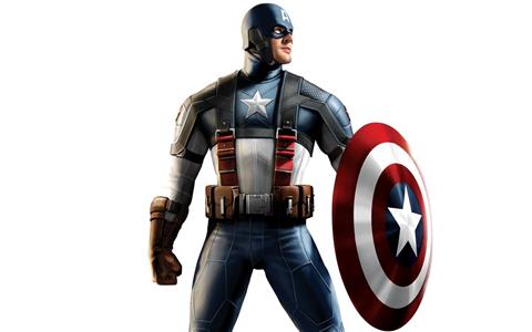 Marvel Captain America illustration, Marvel Comics, white background, HD wallpaper