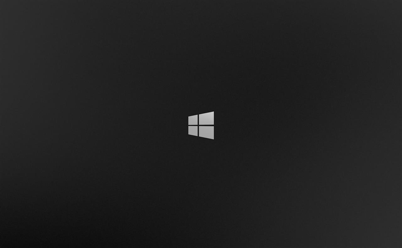 MS Windows, Windows logo, Windows 10, copy space, dark, built structure, HD wallpaper