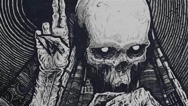 skeleton illustration, gray skeleton illustration, death, skull, HD wallpaper