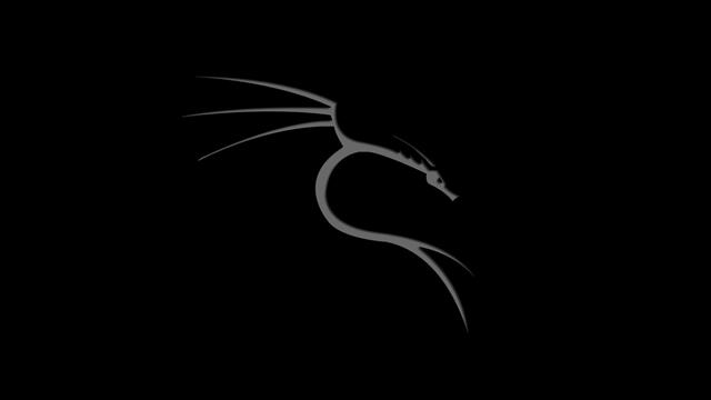 white dragon logo, Linux, Kali Linux NetHunter, Photoshop, black background, HD wallpaper