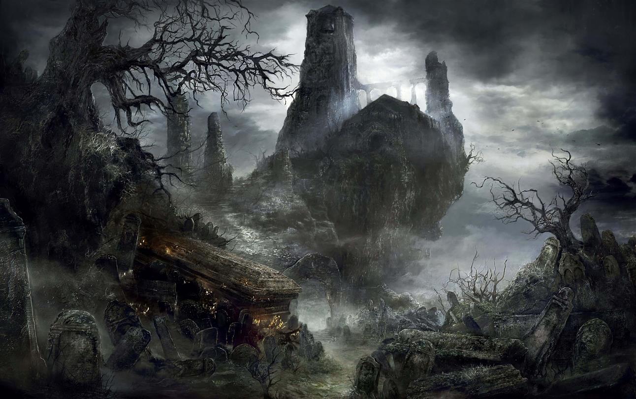 graveyard digital wallpaper, Dark Souls III, Gothic, midevil, HD wallpaper
