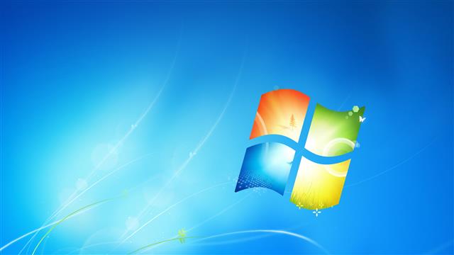 Microsoft Windows logo wallpaper, blue, windows 7, hi-tech, seven, HD wallpaper