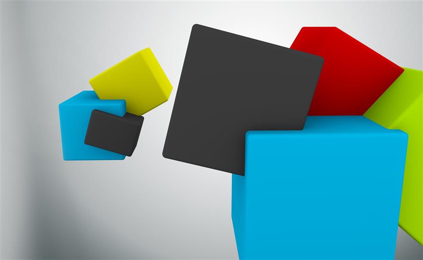 Colorful Cubes, assorted-color cube digital wallpaper, Artistic, HD wallpaper