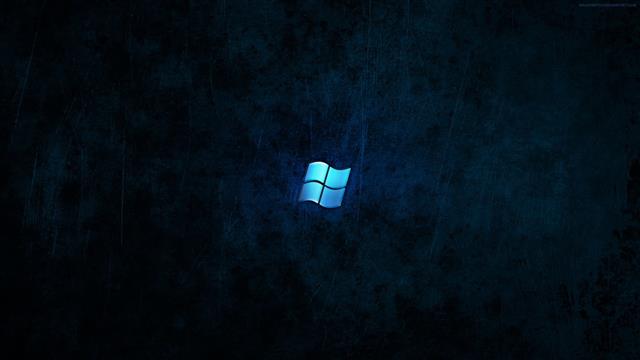 Microsoft Windows logo, Windows 7, dark, blue, Windows 10, digital art, HD wallpaper