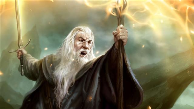 gandalf the lord of the rings fantasy art artwork guardians of middleearth Abstract Fantasy HD Art, HD wallpaper
