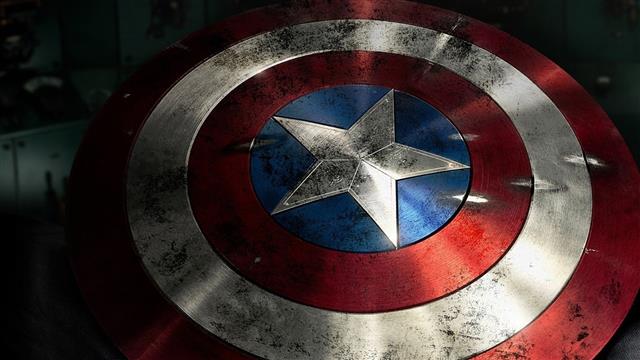 Captain American shield, superhero, Marvel Comics, old, symbol, HD wallpaper