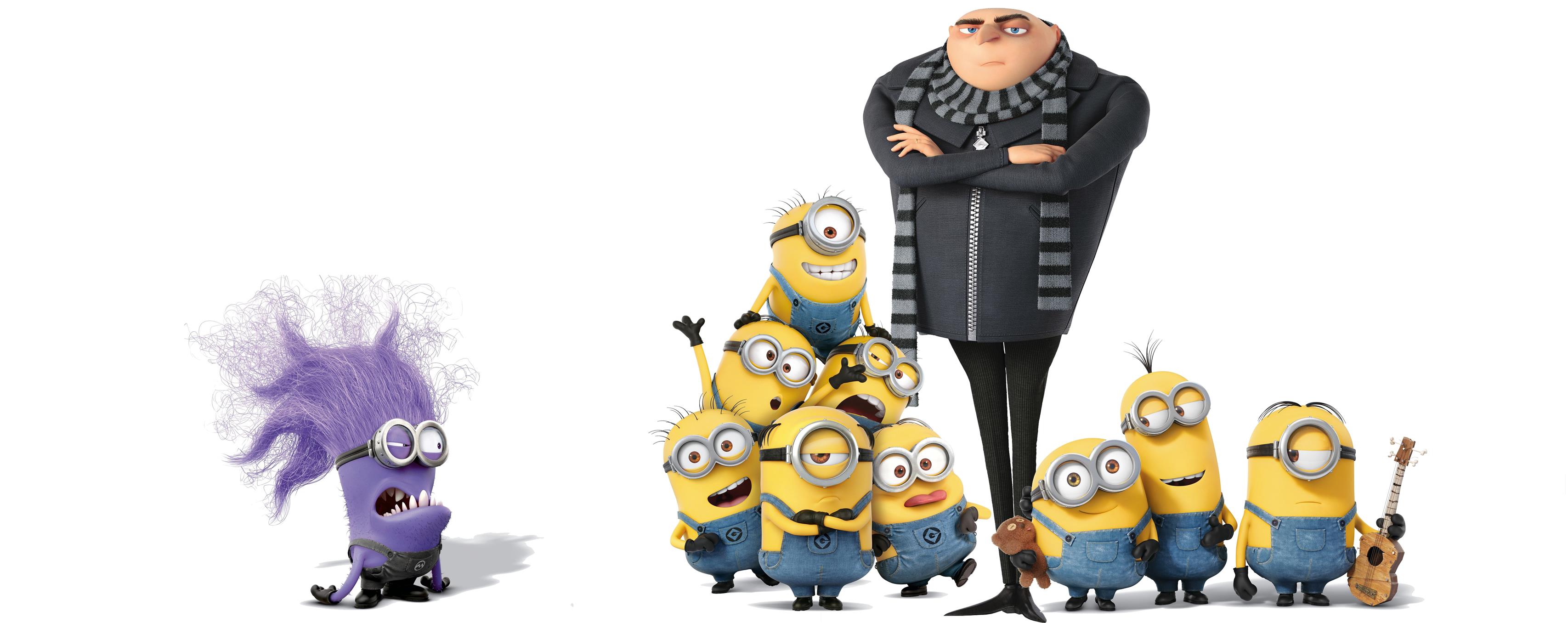 Gru and Minions, Despicable Me wallpaper, Funny, dipicable me, HD wallpaper