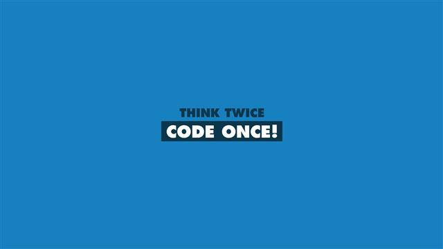 blue background with text overlay, Technology, Programming, Code, HD wallpaper