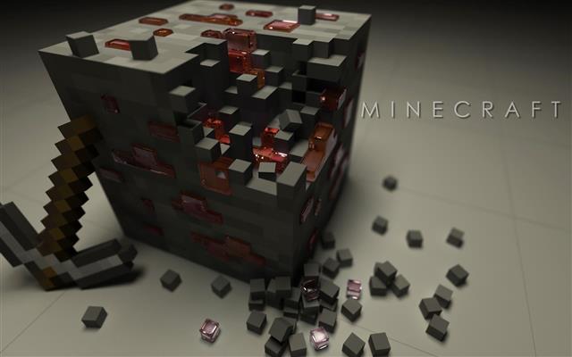 Minecraft artwork, render, video games, 3D, CGI, digital art, HD wallpaper